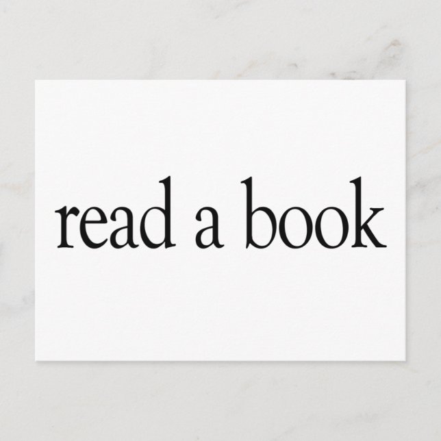 Read A Book Postcard (Front)