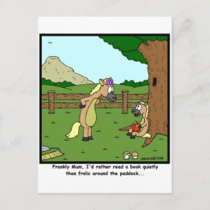 Read a book postcard