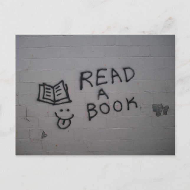 Read a Book Postcard (Front)