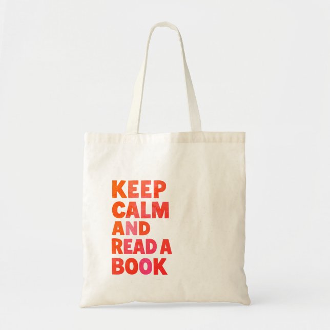 Read A Book Tote Bag (Front)