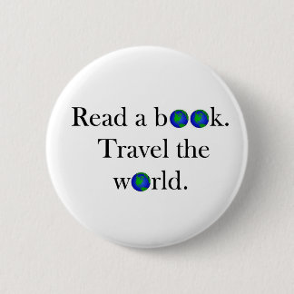 Read a book Travel the World 2 Inch Round Button