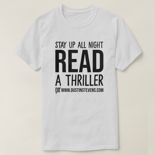 Read A Thriller Dustin Stevens Shirt (Design Front)