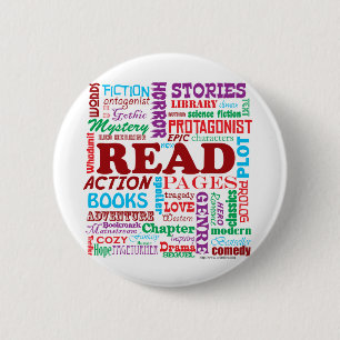 Read all about it! 2 inch round button