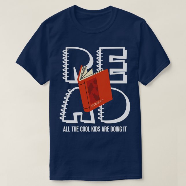 Read All The Cool Kids Are Doing It 18 T-Shirt (Design Front)