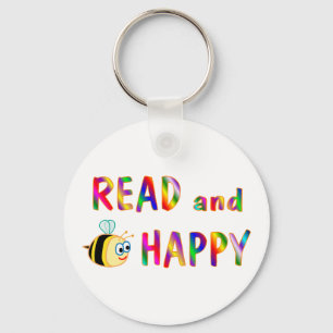 Read and Be Happy Keychain