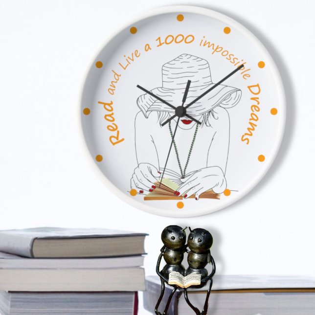 Read and Live a 1000 Impossible Dreams Clock (Creator Uploaded)