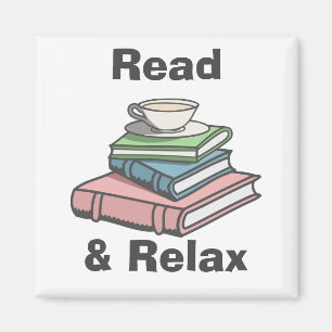 Read and Relax Magnet