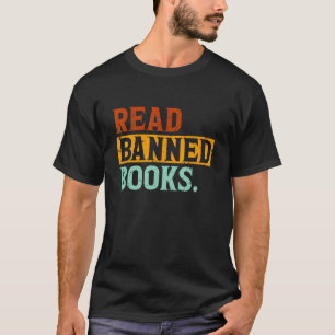 Read Banned Books Librarians Banned Books Week Ret T-Shirt