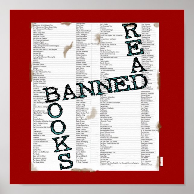 READ BANNED BOOKS POSTER (Front)
