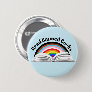 Read Banned Books Progress Pride 2 Inch Round Button