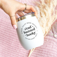 Read Banned Books Retro Lettering Personalized