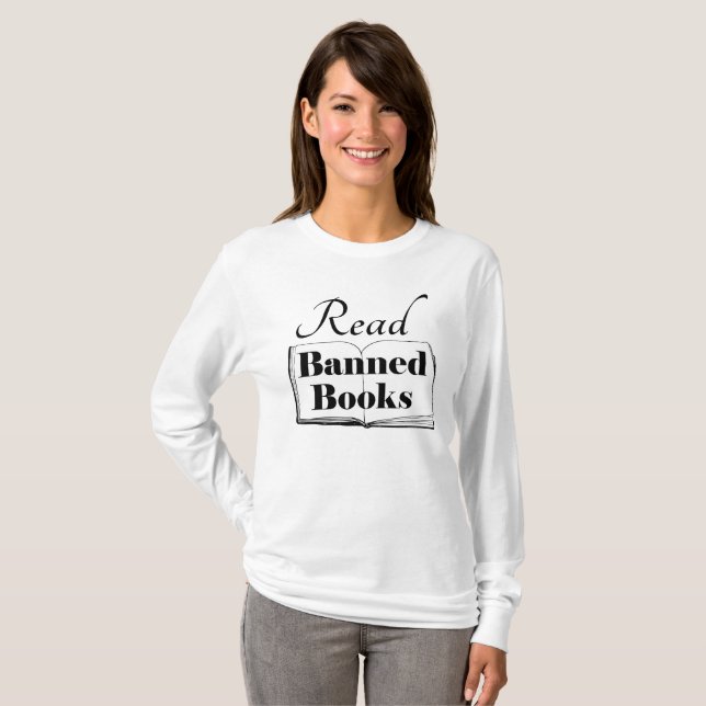 Read Banned Books T-Shirt (Front Full)