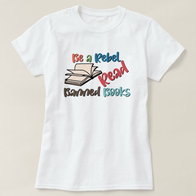 Read Banned Books  T-Shirt (Design Front)
