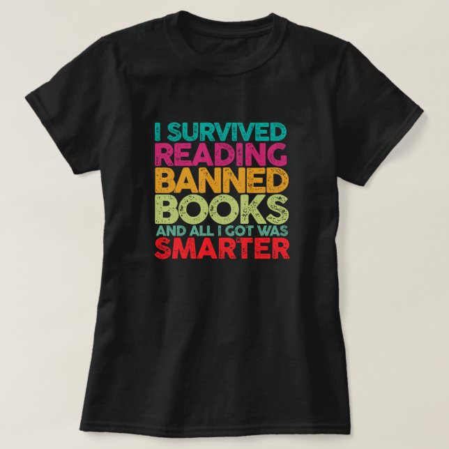 Read Banned Books T-Shirt (Design Front)