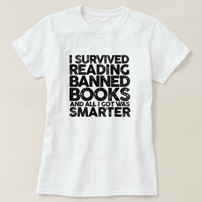 Read Banned Books T-Shirt (Design Front)