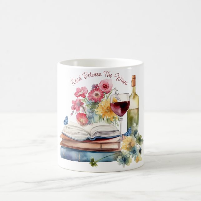 Read Between the Wines Coffee Mug (Center)