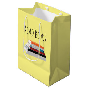 Read Books Book Lover Personalized Medium Gift Bag