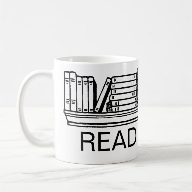 Read Books Coffee Mug (Left)