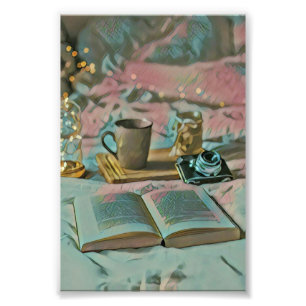 Read Books, Drink Coffee Photo Print