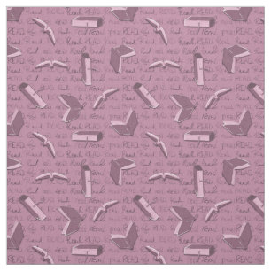 Read Books Purple Fabric