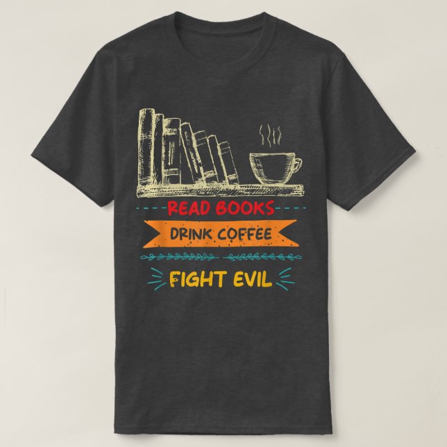 Read Books T-Shirt (Design Front)