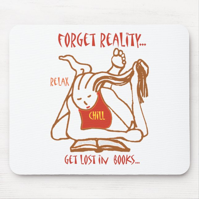 READ bookworm mousepad (Front)