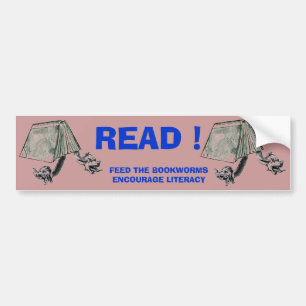 READ ! ! BUMPER STICKER