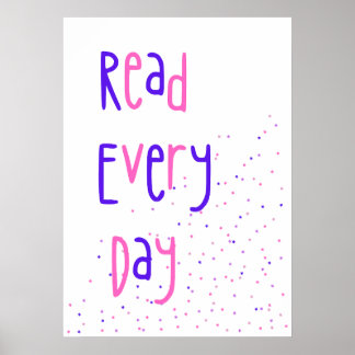 Read Every Day Poster