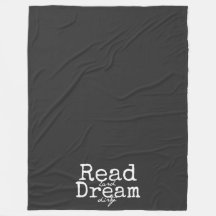Read Hard Dream Dirty Fleece Blanket
