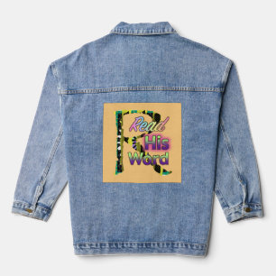 Read His Word  Denim Jacket