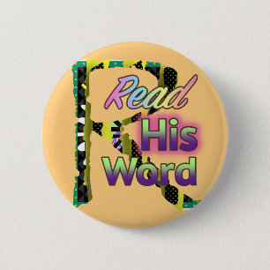 Read His Word Round 2 Inch Round Button