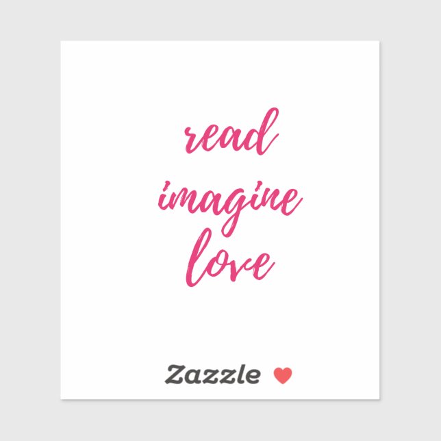 Read Imagine Love Stickers (Sheet)