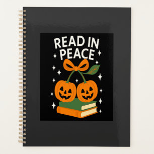 Read in Peace Funny Halloween Book Planner