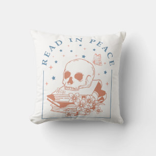 Read In Peace Throw Pillow
