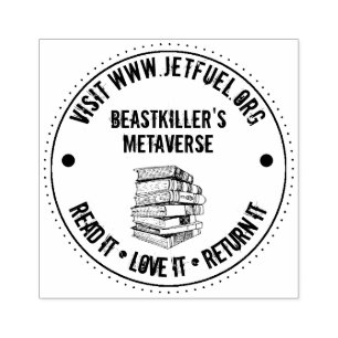 Read It Love It Return It Personalized Rubber Stamp