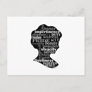 Read Jane Austen Cameo Postcard