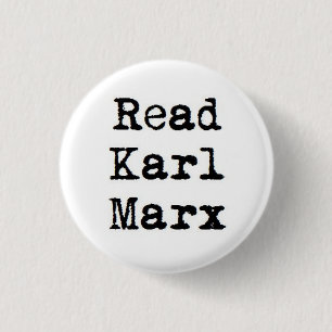 Read Karl Marx 1 Inch Round Button