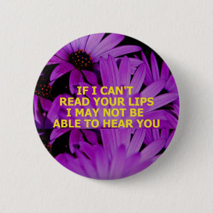 READ LIPS - Customized 2 Inch Round Button