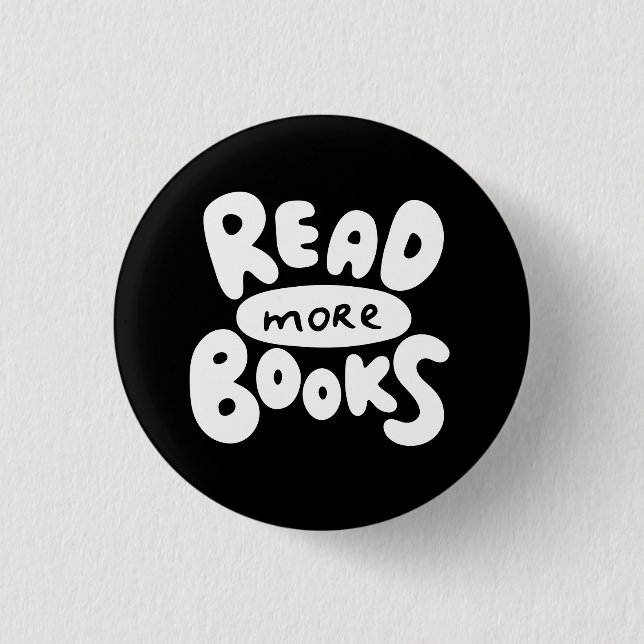 Read More Books 1 Inch Round Button (Front)