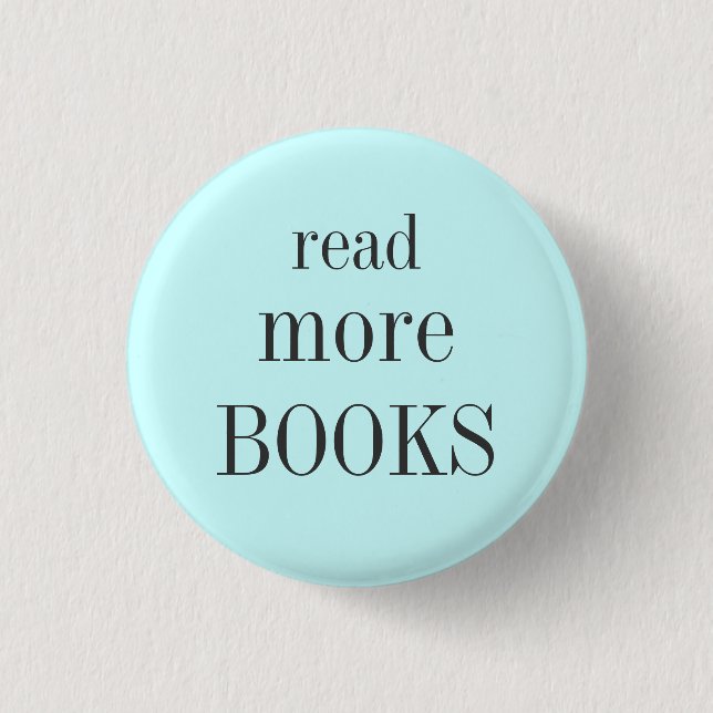 Read More Books 1 Inch Round Button (Front)