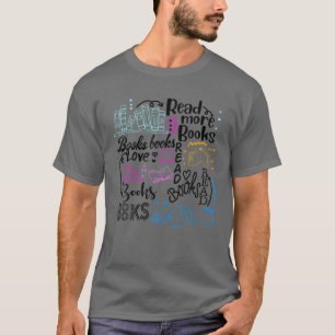 Read More Books Book Lovers Funny Reading Tee Gift