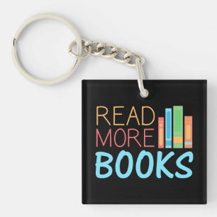 Read More Books Keychain