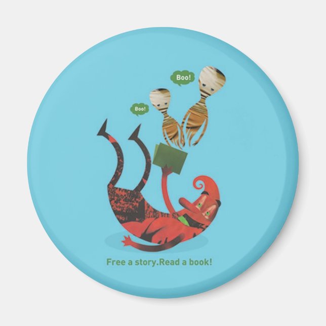 Read more books magnet (Front)