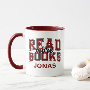 Read More Books Maroon Varsity Readers Bookworm Mug