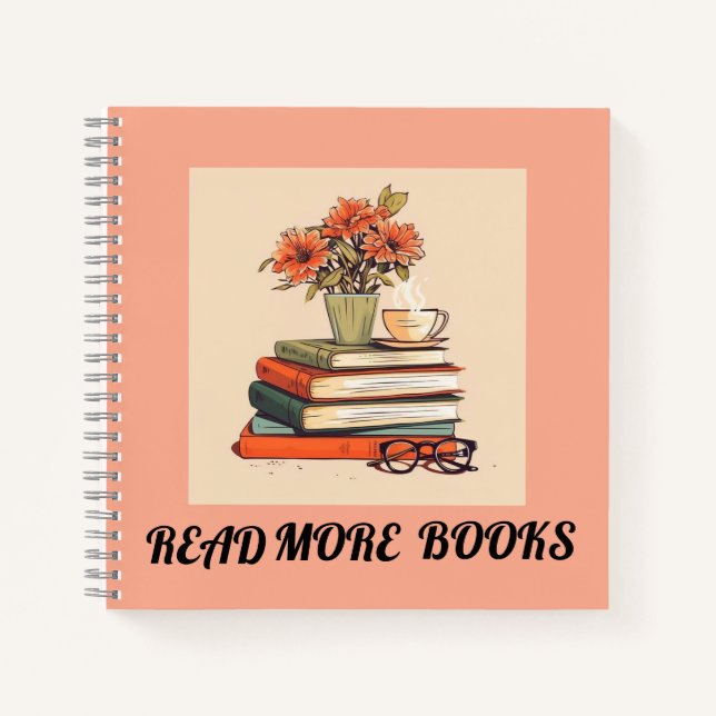 read more books "notebook" (Front)