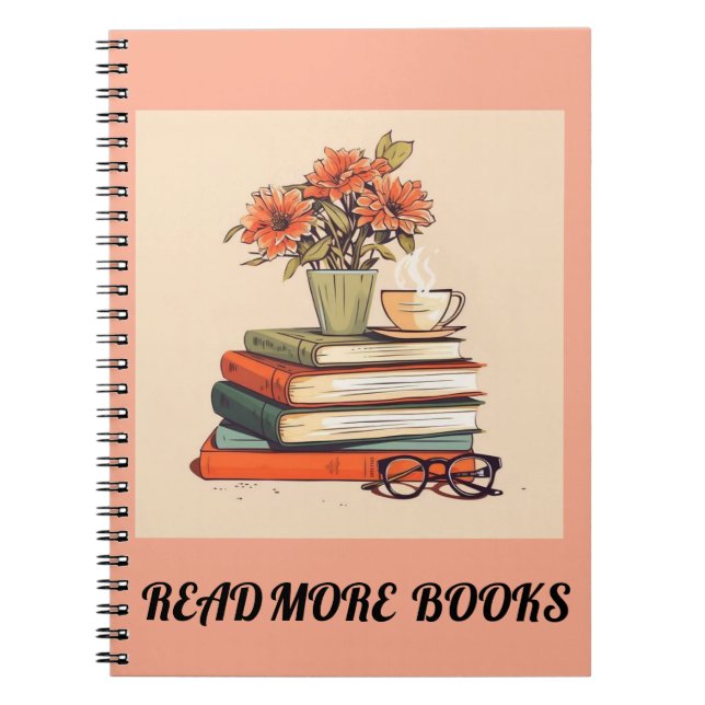 read more books "notebook" (Front)