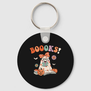 Read More Books Spooky Teacher Cute Halloween Wome Keychain