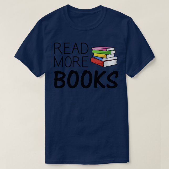 Read More Books T-Shirt (Design Front)