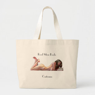 Read More Books Thunder_Cove  Large Tote Bag