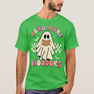 Read More Boooooks Cute Ghost Halloween T-Shirt